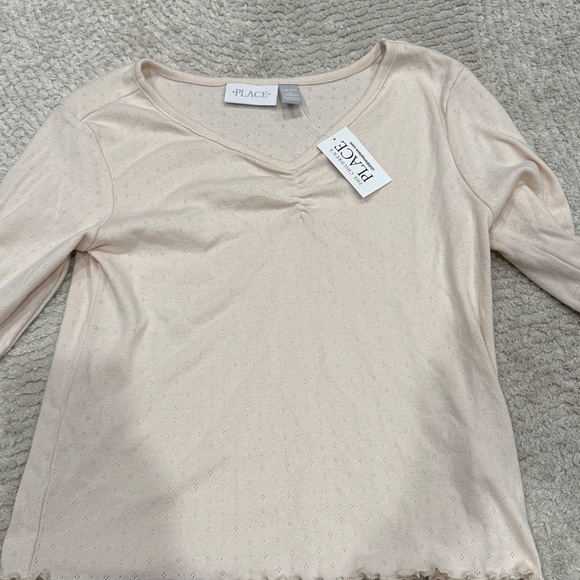 BUNDLE⭐️ Black Flared Jeans paired with 3 children’s place long sleeves - Picture 6 of 9